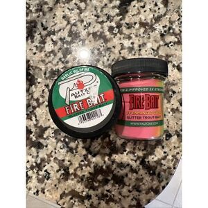 NEW! Pautzke PFBT/GARWF Fire Bait Glitter Trout Bait, 1.5‎ oz, Garlic Wildfire
